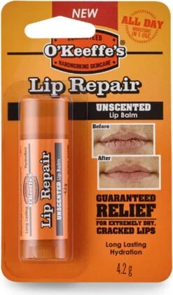 O'Keeffe's - Liprepair - Lippenbalsem - Ongeparfumeerd - 4,2g -Cosmetica Promotiewinkel 705x1200 2