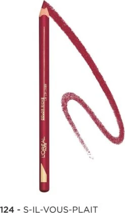 L’Oréal Paris Color Riche Lipliner - 124 S'il Vous Plait - Rood Lippenpotlood -Cosmetica Promotiewinkel 705x1200