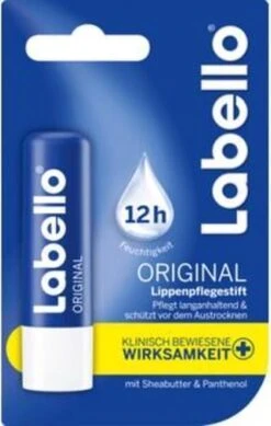 Labello - Lippenbalsem Classic - Lipverzorging - Lipbalm - Droge Lippen - 24 Uurs Werking - Dames - Meisjes - Kunststof - Blauw -Cosmetica Promotiewinkel 761x1200 2
