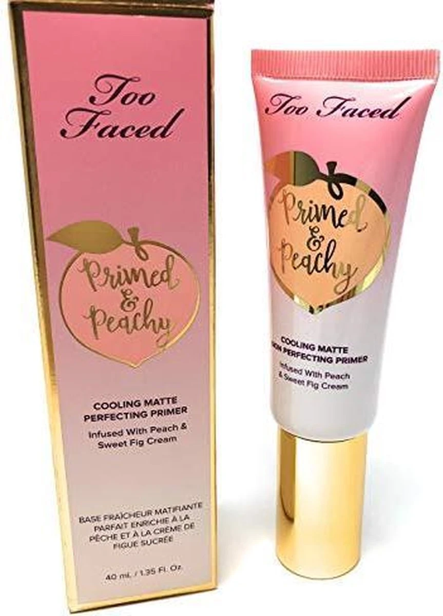 Too Faced Primed & Peachy Cooling Matte Perfecting Primer - 40 Ml - Matte Primer/make-up Basis 2 Too Faced Primed & Peachy Cooling Matte Perfecting Primer - 40 Ml - Matte Primer/make-up Basis - Afbeelding 2
