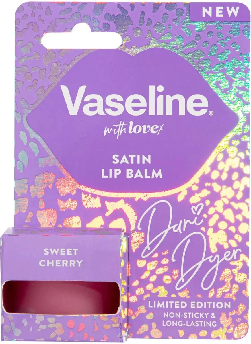 Vaseline® Vaseline With Love X Sweet Cherry Satin Lip Balm 2 Vaseline® Vaseline With Love X Sweet Cherry Satin Lip Balm - Afbeelding 2