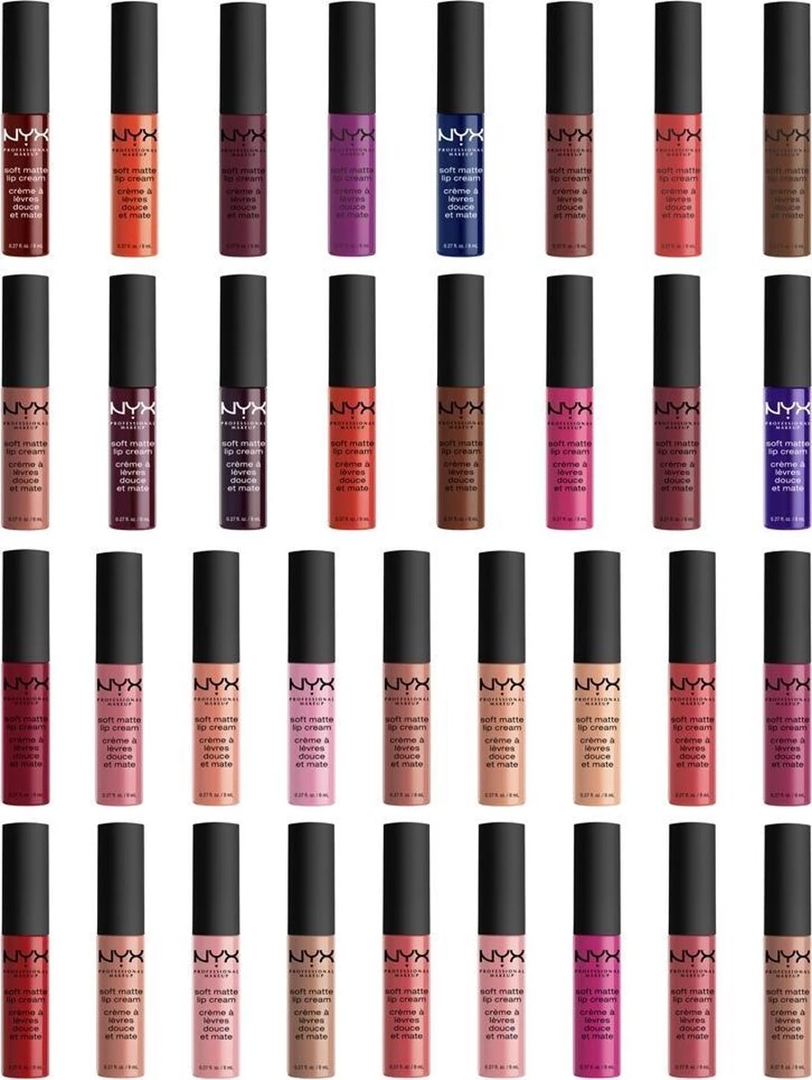 NYX Professional Makeup Soft Matte Lip Cream - Milan SMLC11 - Liquid Lippenstift - Ml 7 NYX Professional Makeup Soft Matte Lip Cream - Milan SMLC11 - Liquid Lippenstift - Ml - Afbeelding 7