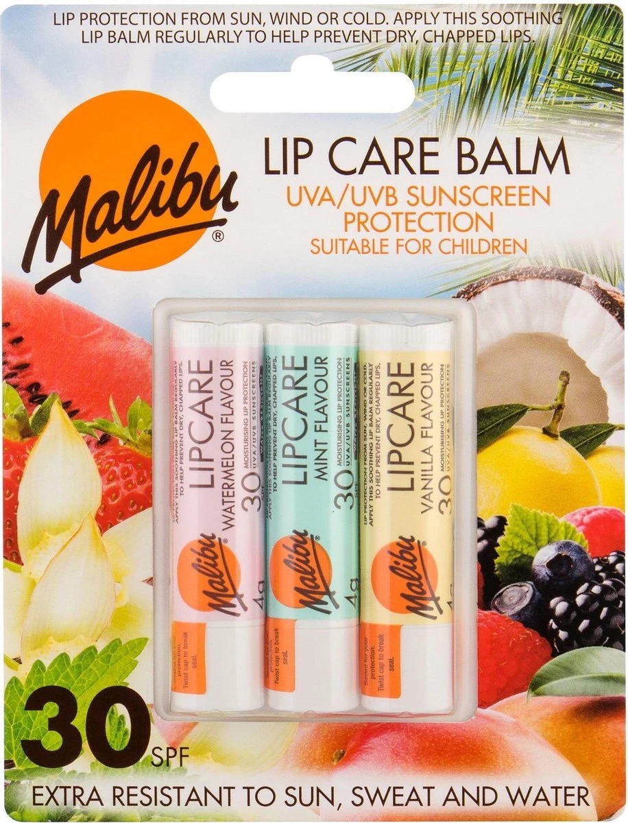Malibu Lip Care Balm SPF 30 2 Malibu Lip Care Balm SPF 30 - Afbeelding 2