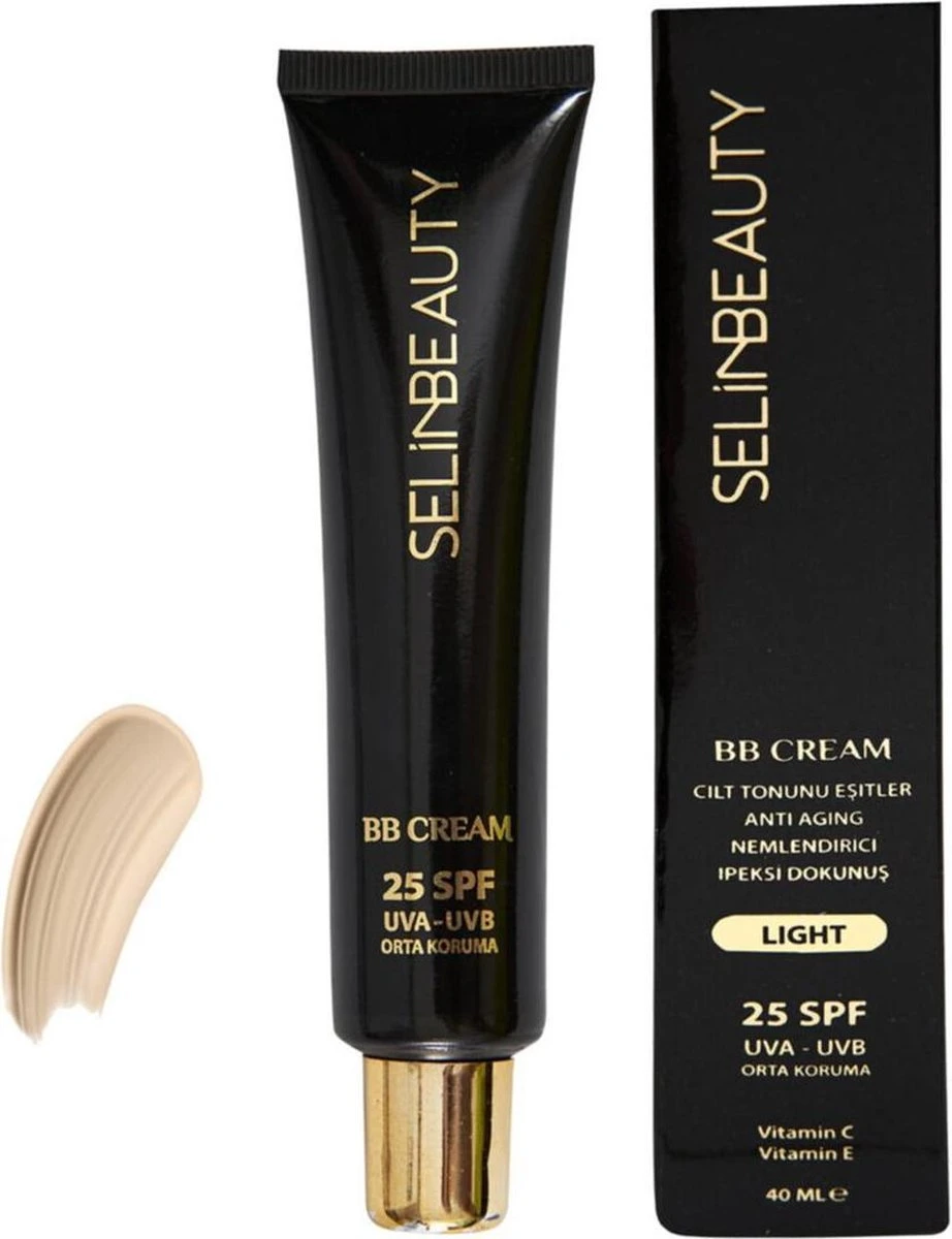 Selin Beauty BB Cream Light SPF 25, Hydrateert, Egaliseert En Corrigeert, Vermindert Roodheid, Geeft Een Gelijkmatige Teint, Geeft Je Huid Direct Een Boost. 2 Selin Beauty BB Cream Light SPF 25, Hydrateert, Egaliseert En Corrigeert, Vermindert Roodheid, Geeft Een Gelijkmatige Teint, Geeft Je Huid Direct Een Boost. - Afbeelding 2