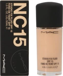 MAC Cosmetics Studio Fix Fluid Foundation - NC15 33 MAC Cosmetics Studio Fix Fluid Foundation - NC15 -Cosmetica Promotiewinkel 995x1200 8